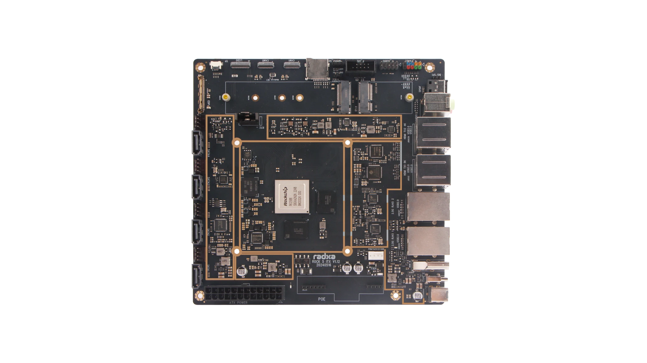 spec_radxa_rock_5_itx_01 ROCK 5 ITX - Imagem 1