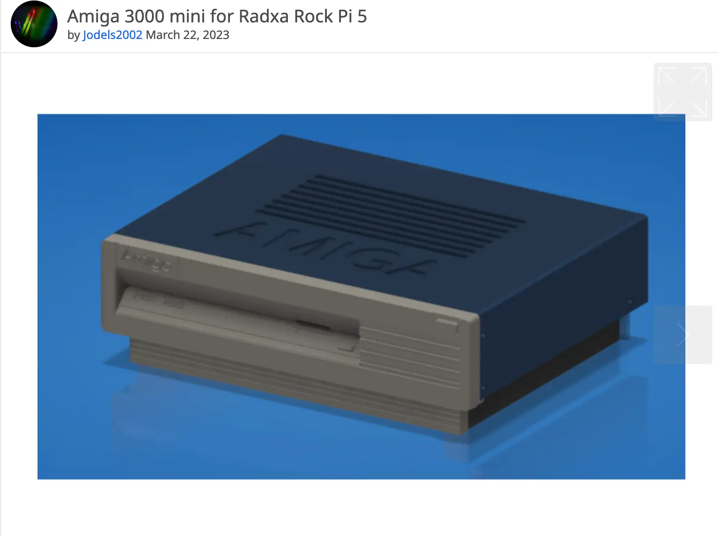 Amiga_3000_mini_para_Radxa_ROCK_5B